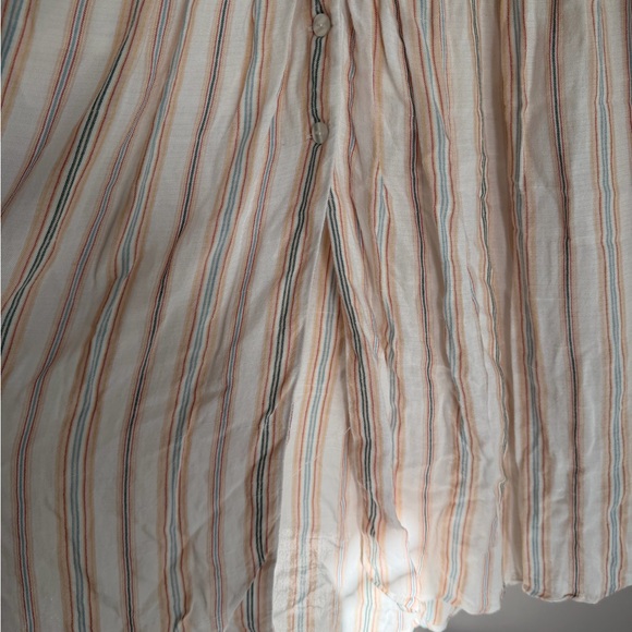 O'Neill Cream and Tan Striped Maxi Skirt - Picture 3 of 5